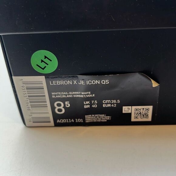 NIKE LEBRON X JOHN ELLIOTT ICON QS MENS BASKETBALL SHOE- NWB -Men 8.5 / women 10 - Picture 7 of 13